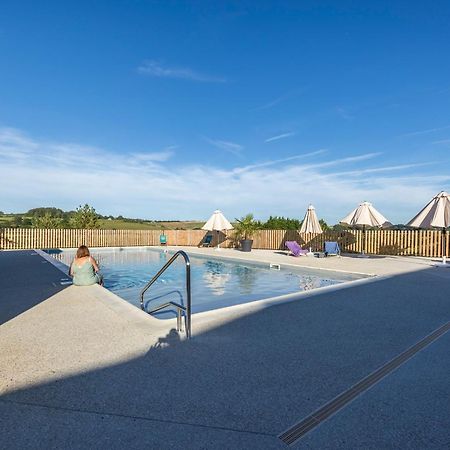 Camping Domaine Saane Et Mer Quiberville Exterior photo