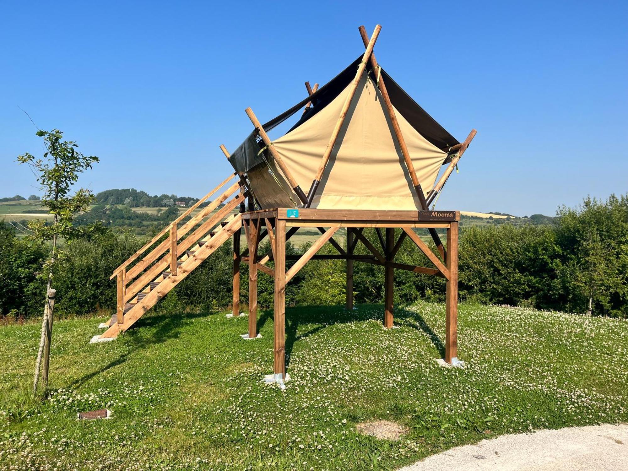Camping Domaine Saane Et Mer Quiberville Exterior photo